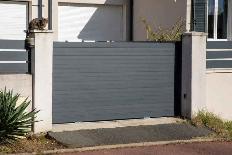 Composite Gate Installed